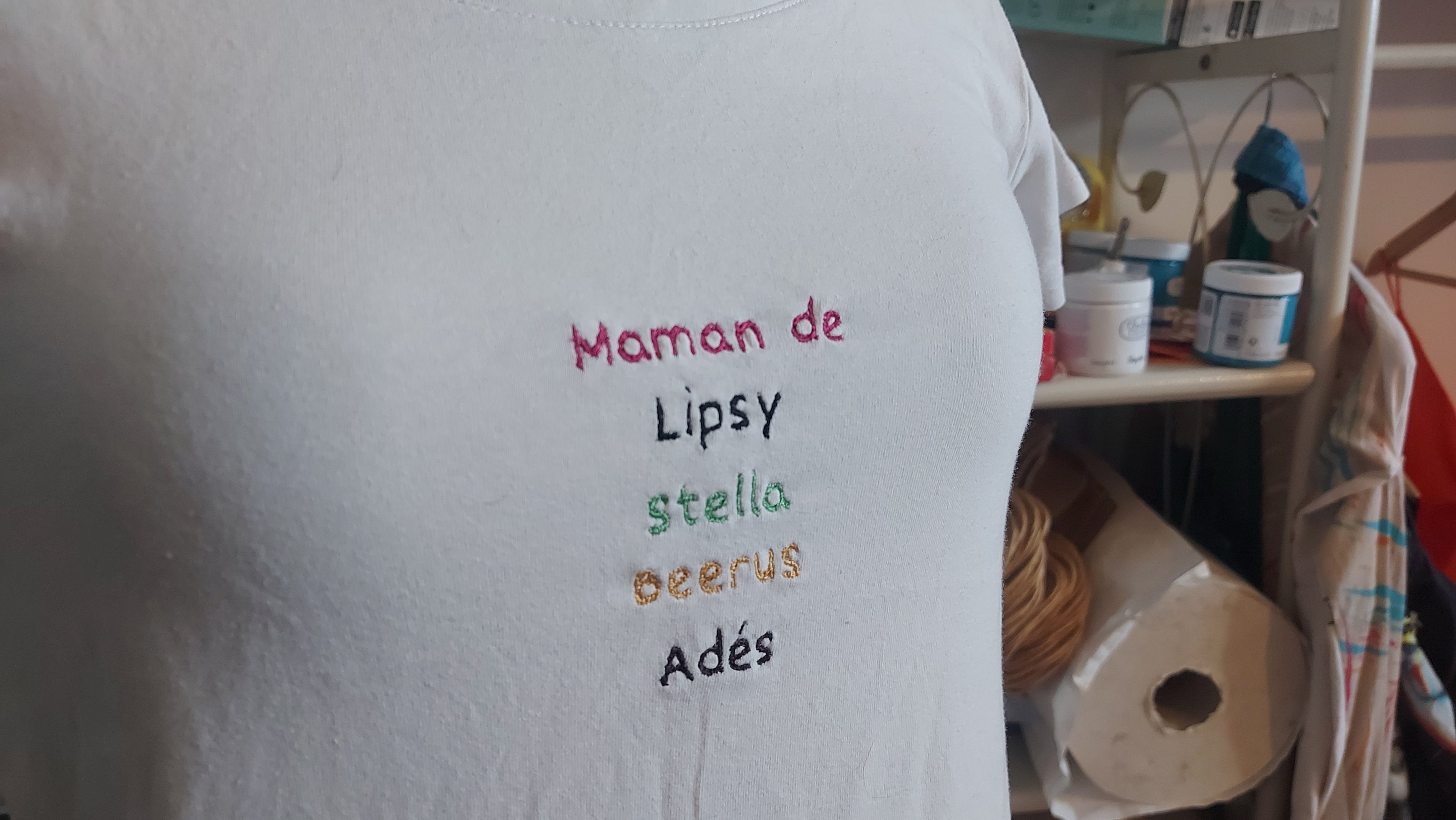 T-shirt Papa, Maman de, etc