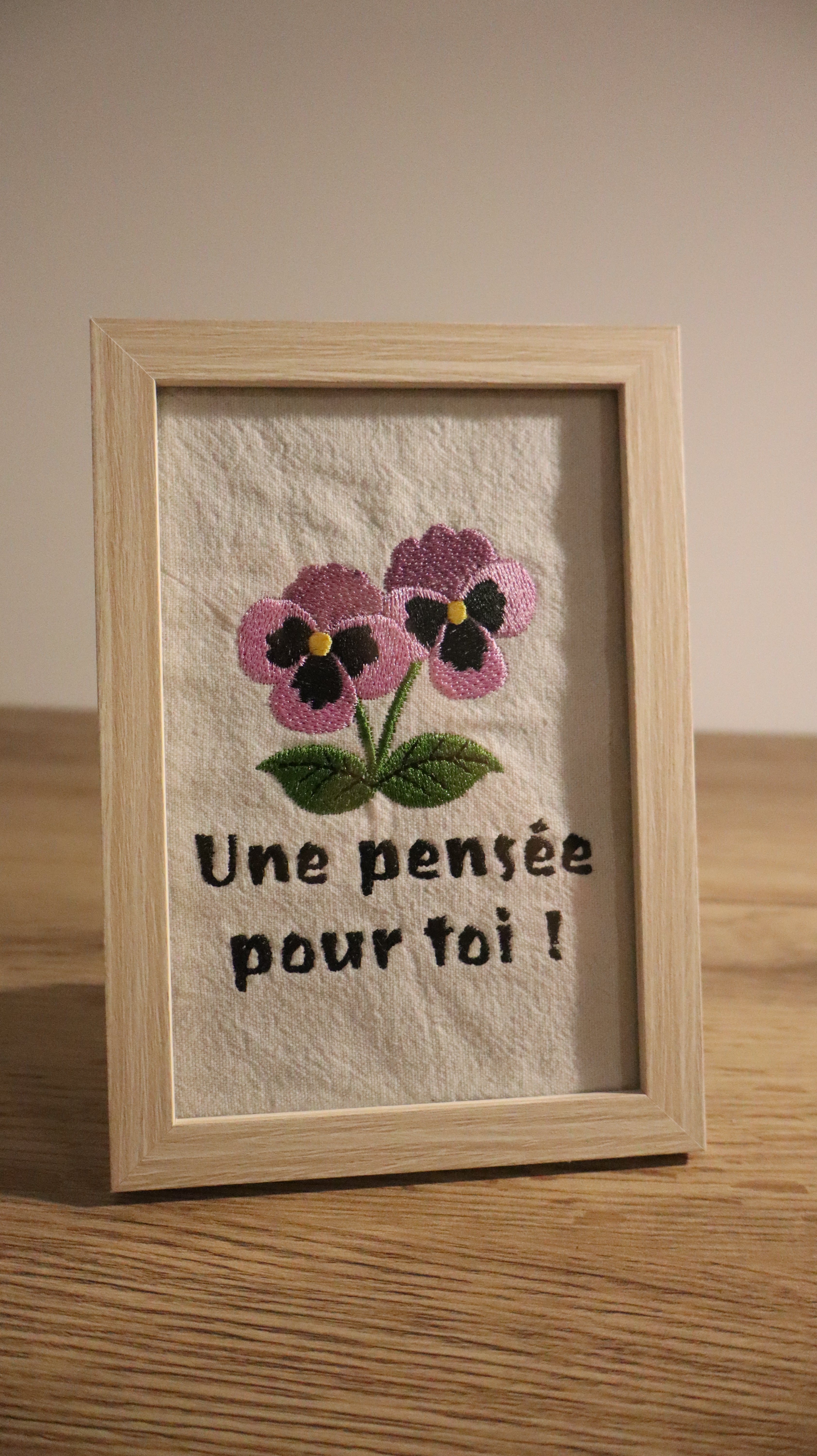 Une pensée pour toi