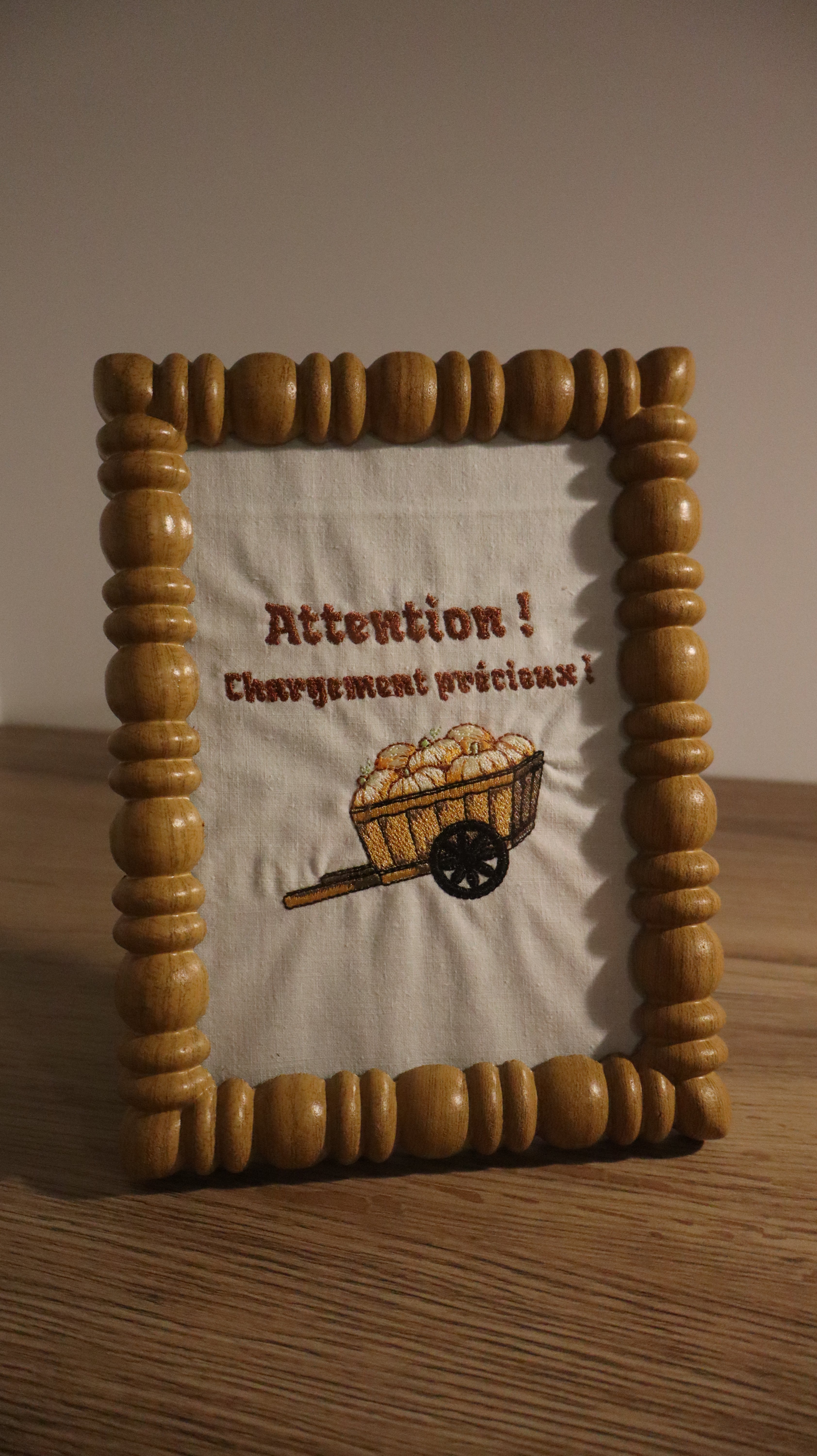 Attention ! Chargement précieux !