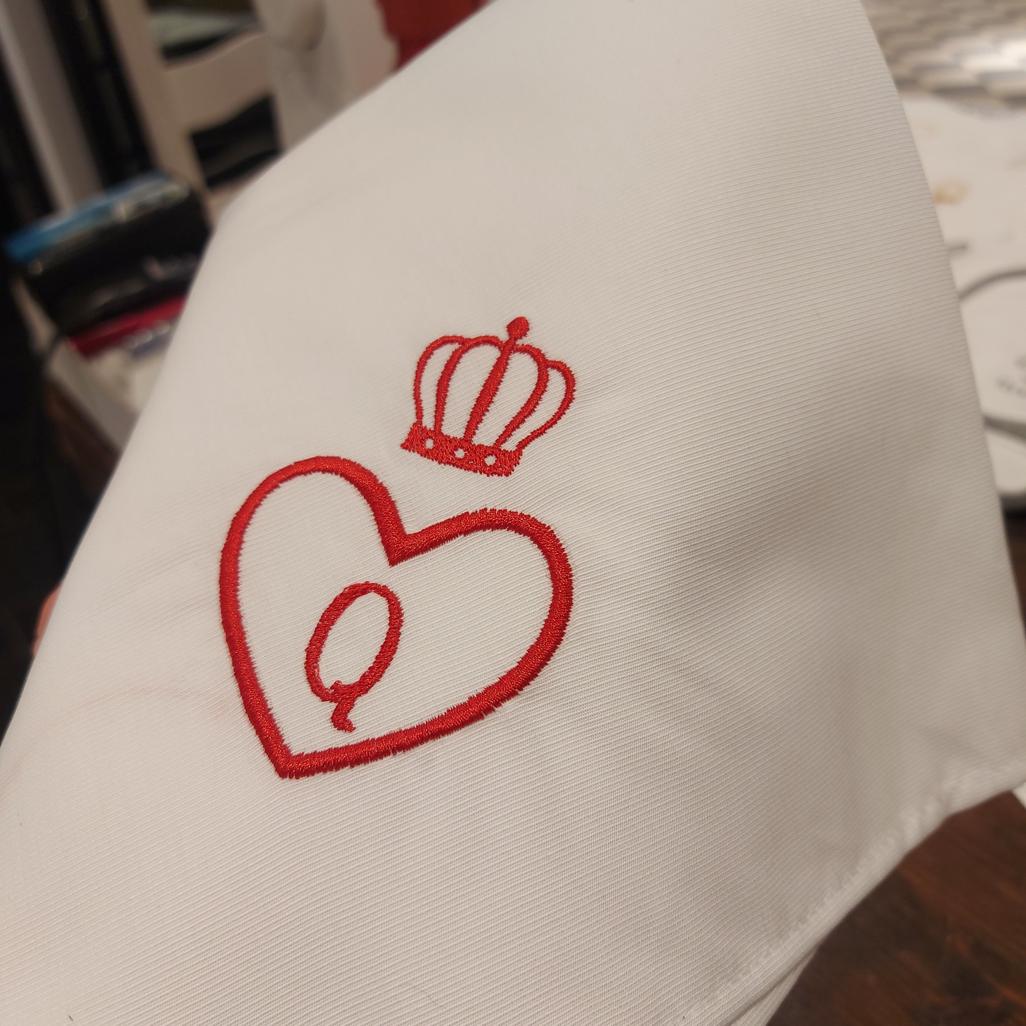 Serviette de table Saint Valentin !