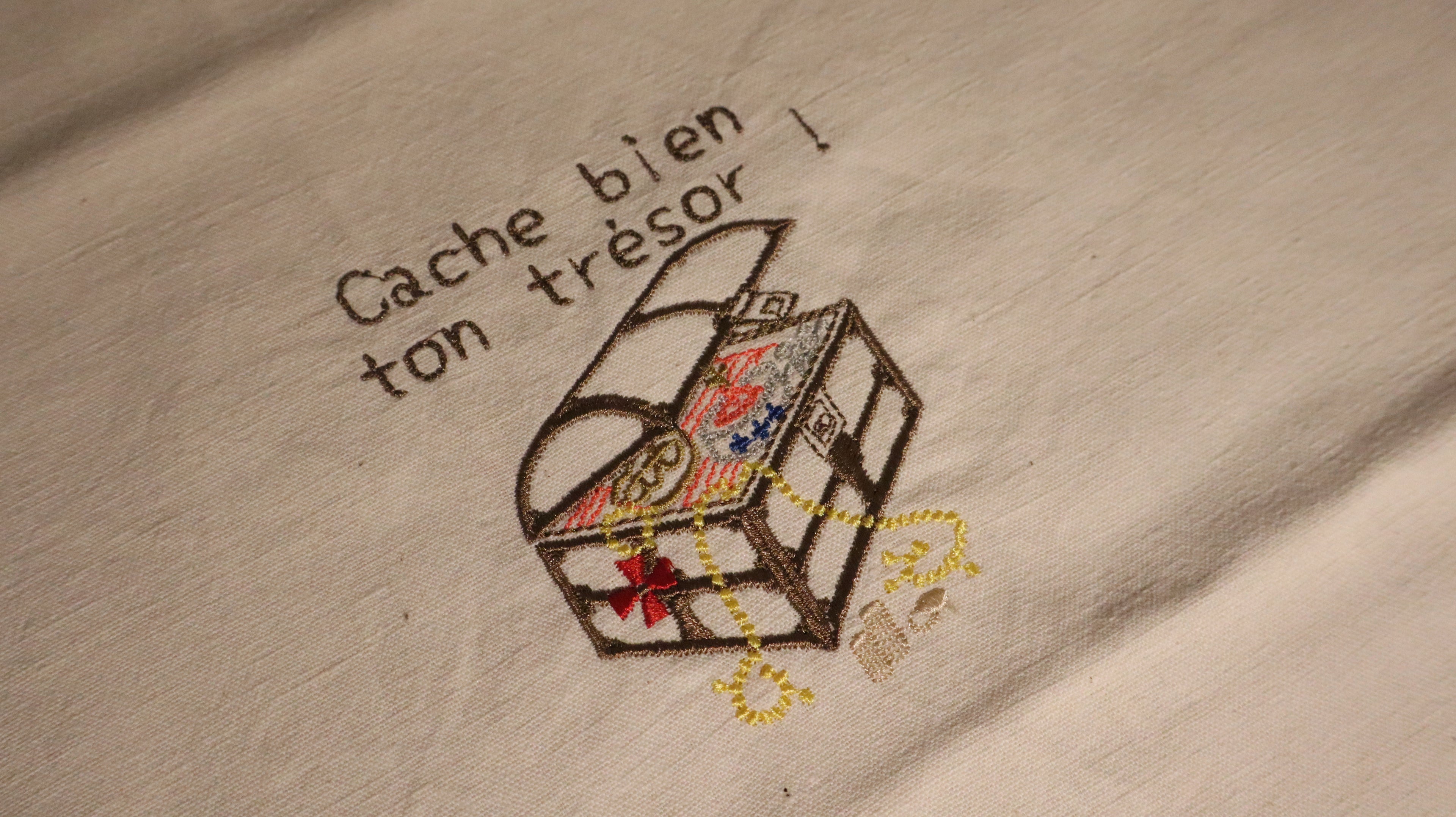 Tote bag Cache bien ton trésor