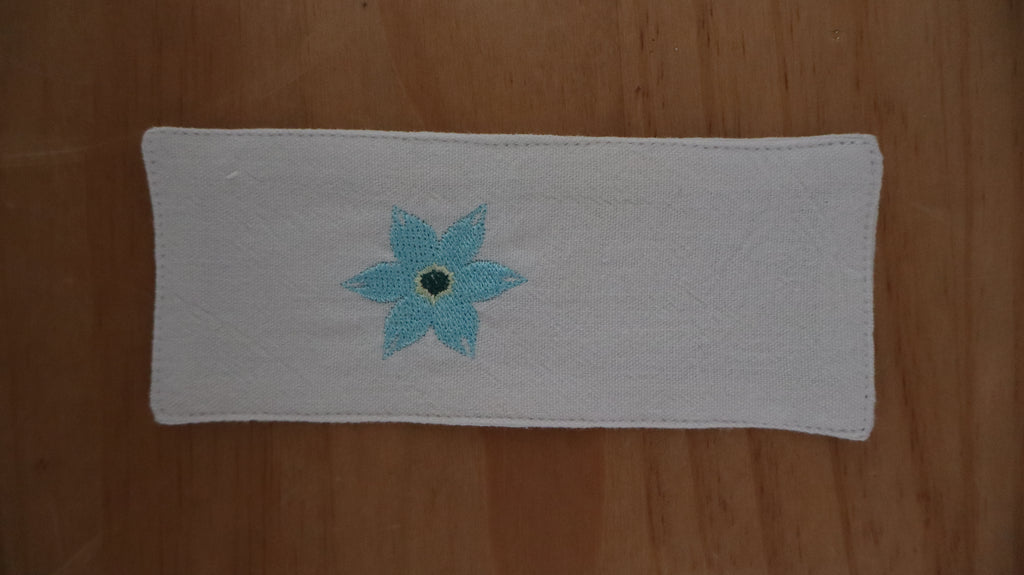 Marque page fleurs personnalisée