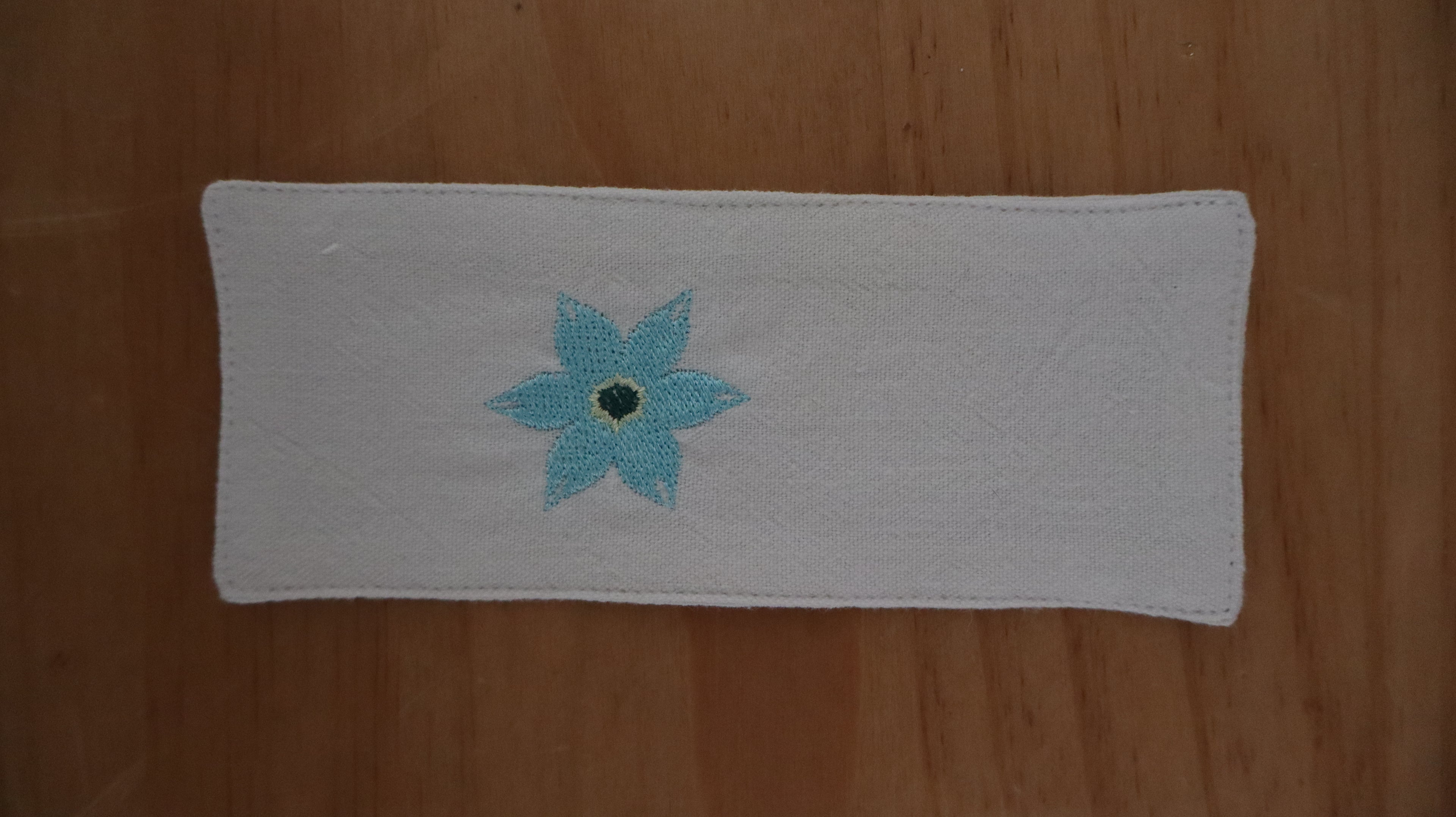 Marque page fleurs personnalisée