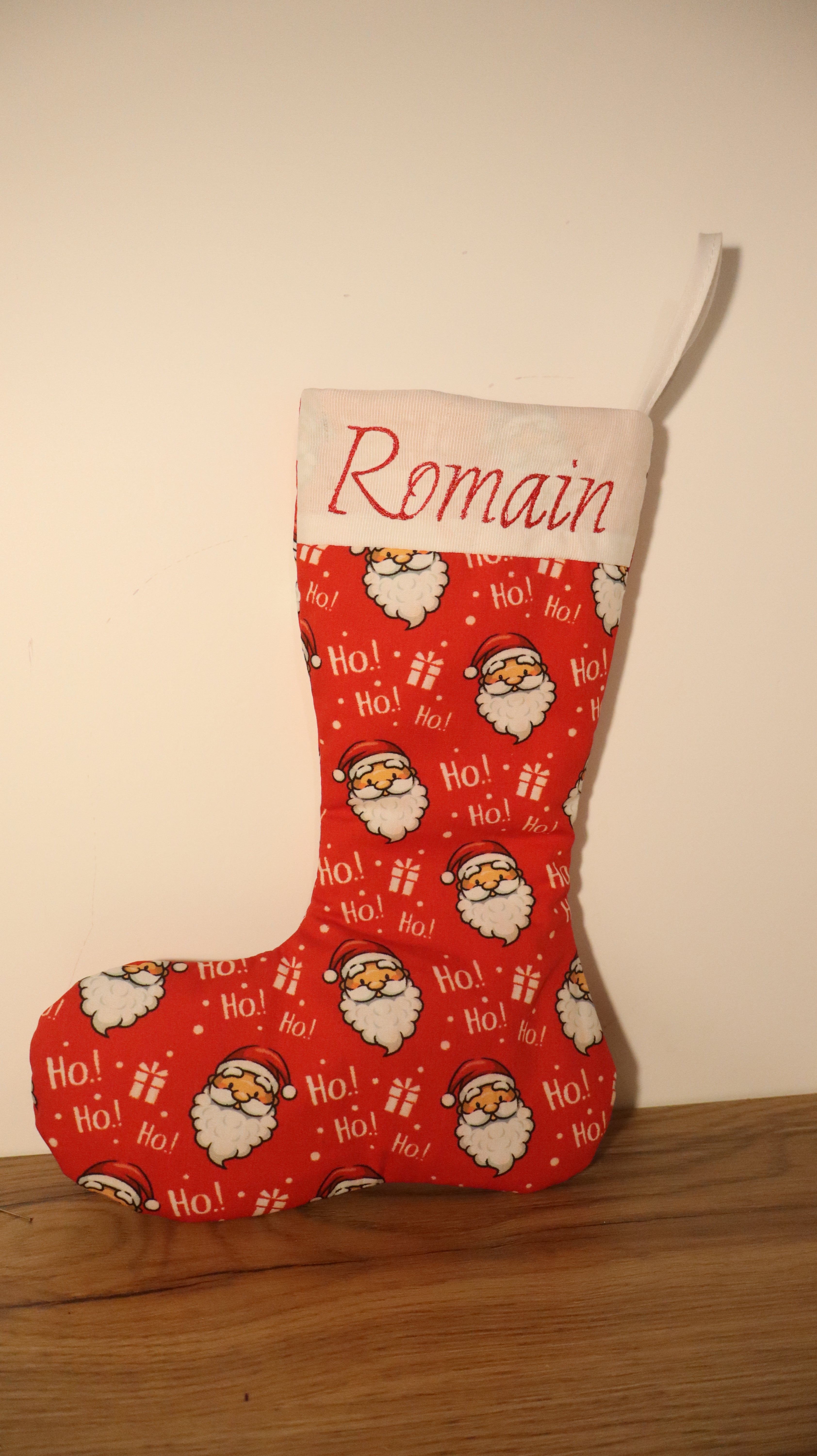 Chaussette de noël personnalisé !