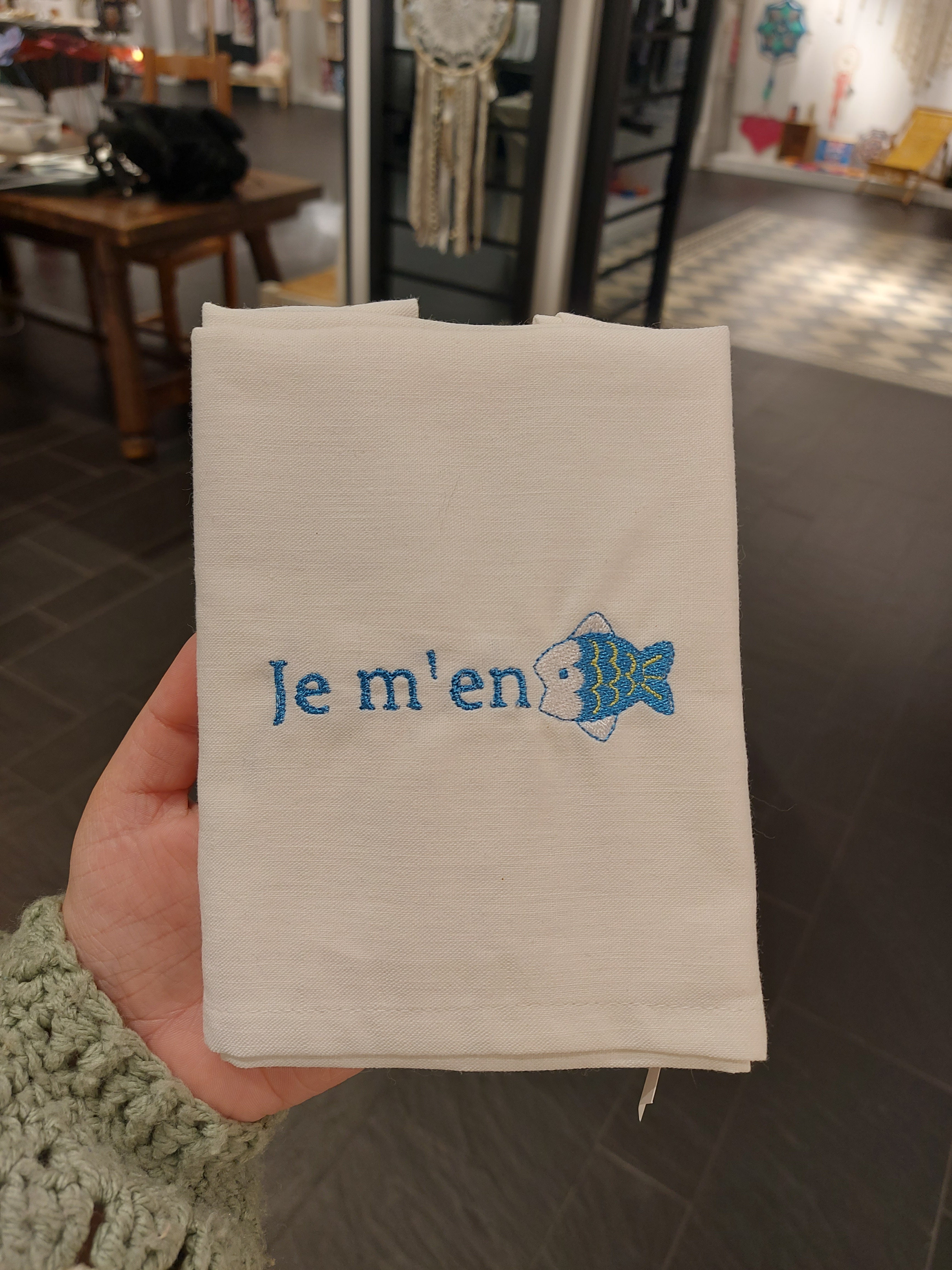 Torchon Je m'en fish