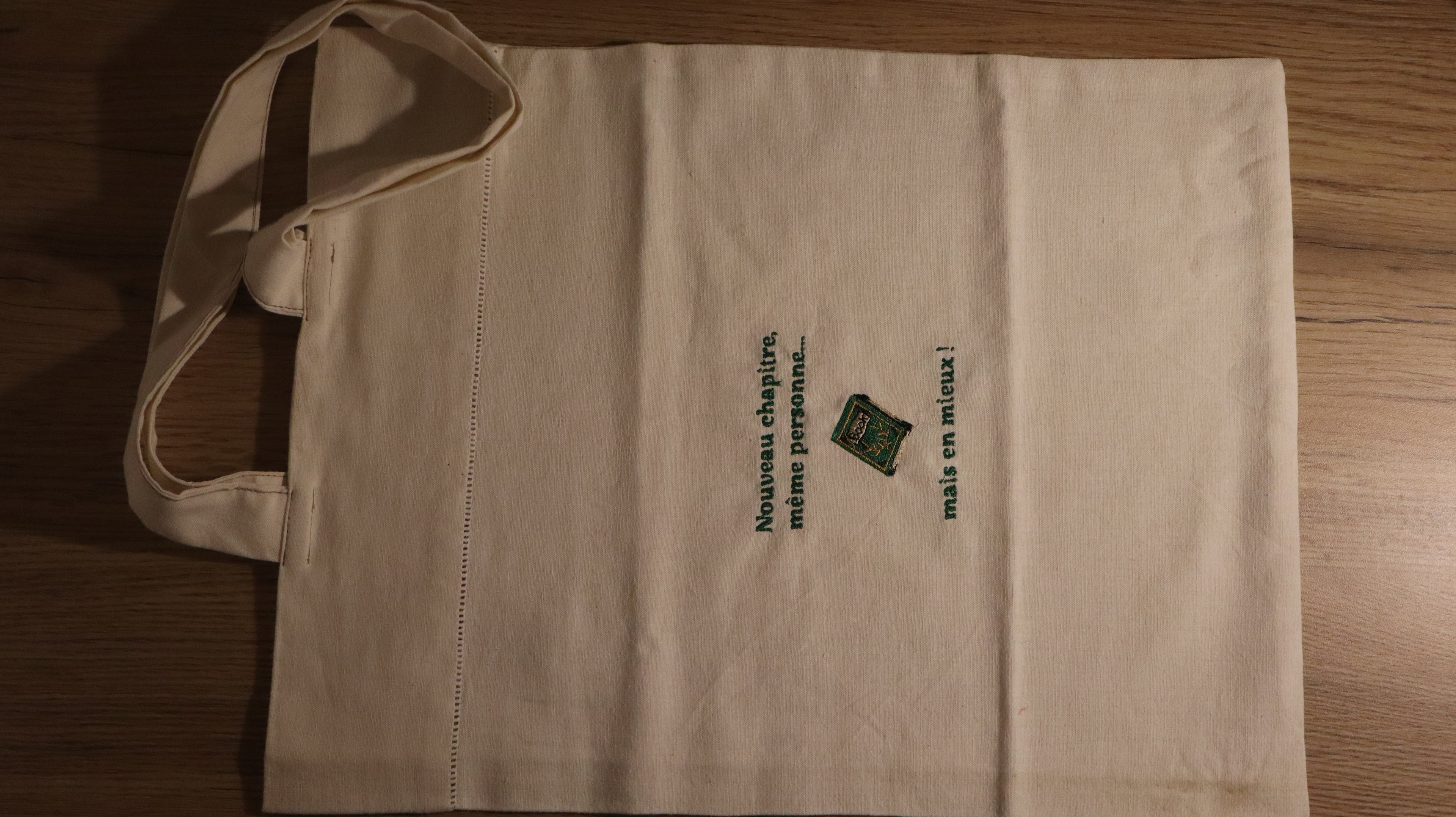 Tote bag nouveau chapitre