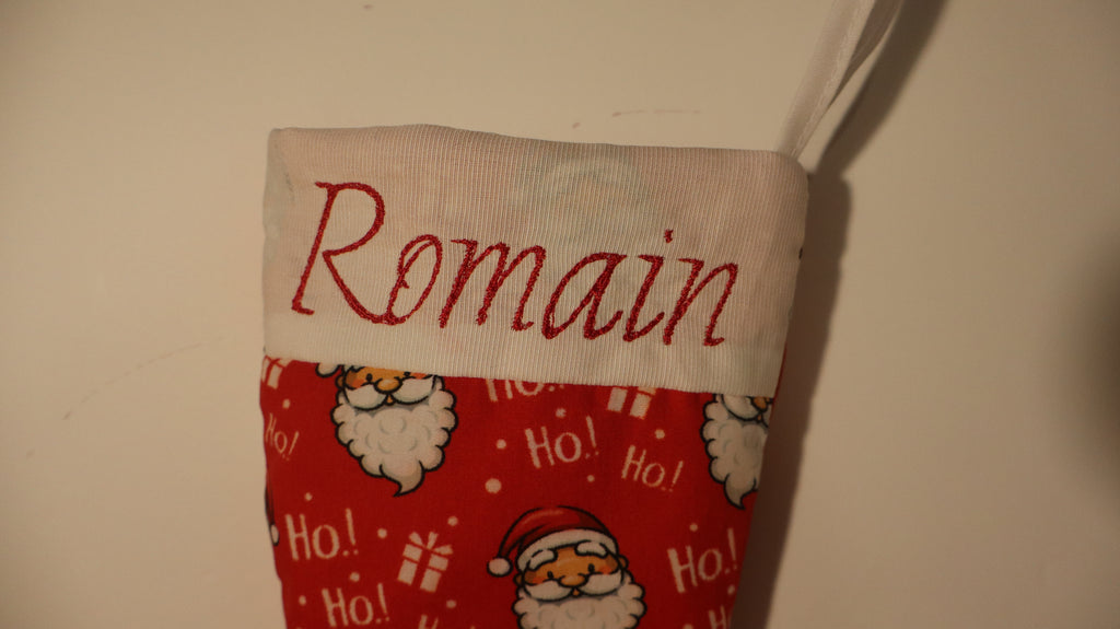Chaussette de noël personnalisé !