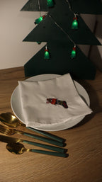 Serviette de table chaussettes
