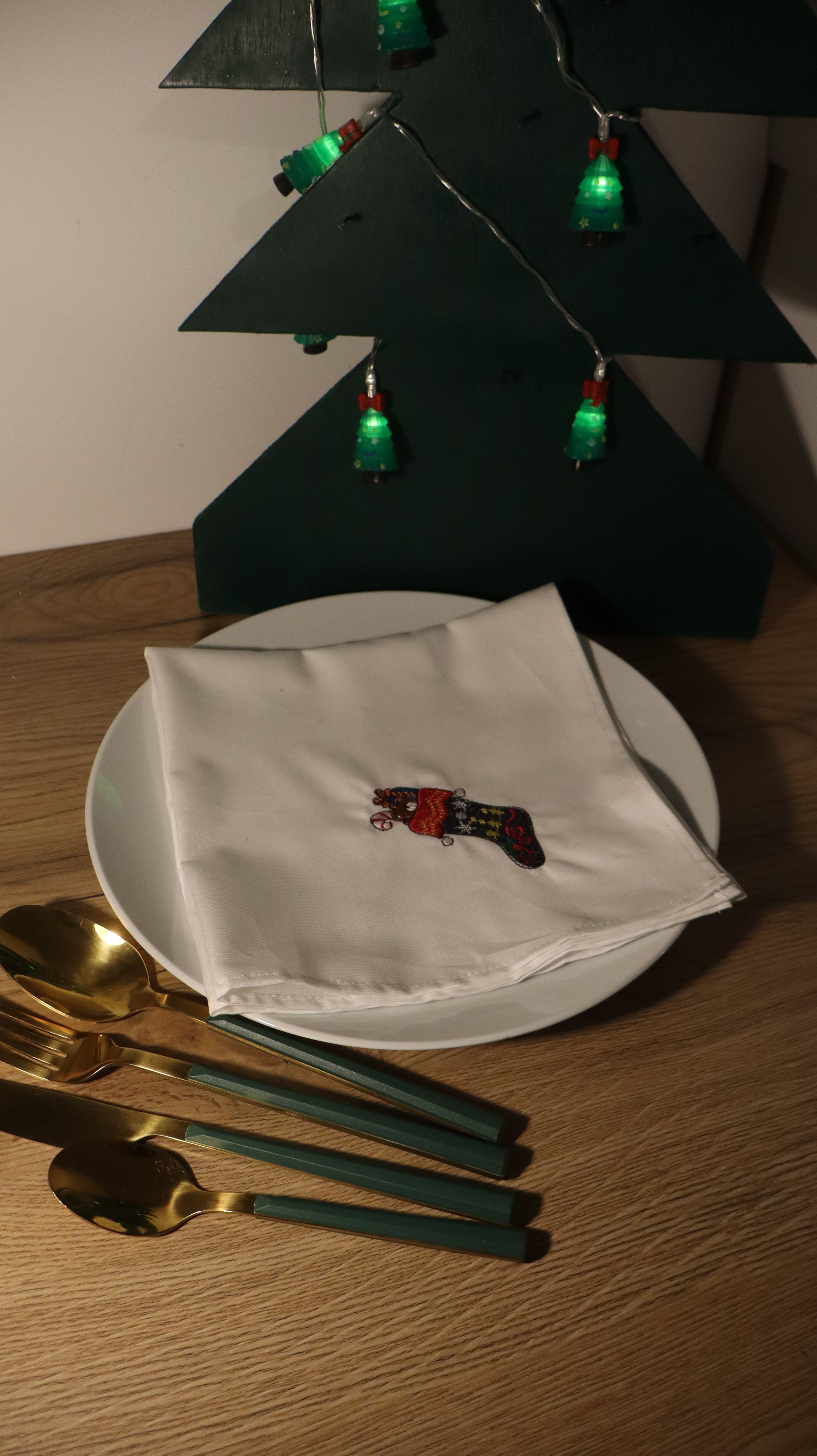 Serviette de table chaussettes